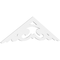 Ekena Millwork Pitch Preston Architectural Grade PVC Gable Pediment, 72"W x 21"H x 1"P (7/12) GPP072X021X100PRE - alternate 1